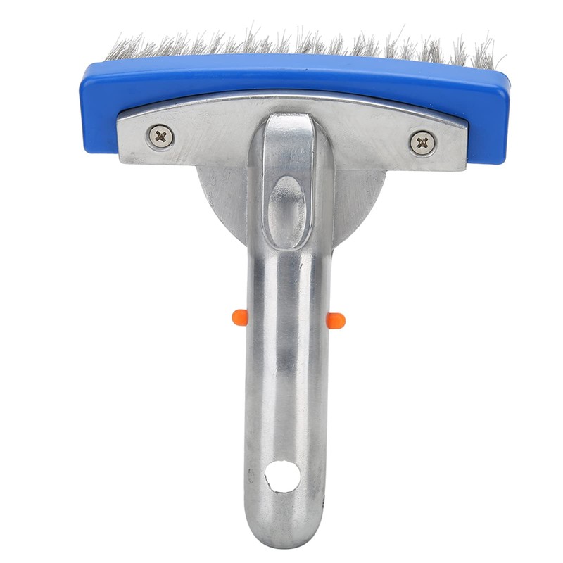 Swimming Pool Stainless Steel Brush, 5.5in, Easy to Glide, Easy