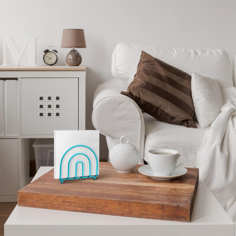 Blue Donuts Turquoise Arc Collection Napkin Holder – Napkin Holders