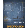 LED Pod Lights, Nirider 2PCS 120W 3 Inch CREE Fog