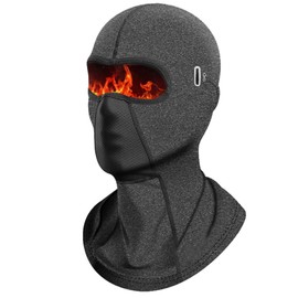 Winter Face Mask for Men Women Balaclavas Cold Weather Neck Gear Motorcycle Ski Masks Full Head Face Cover Grey