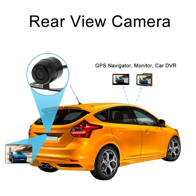 Waterproof HD Mini Car Rear View Camera Backup Reverse Parking