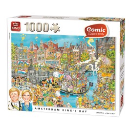 King Amsterdam King's Day Jigsaw Puzzle - 1000 Piece