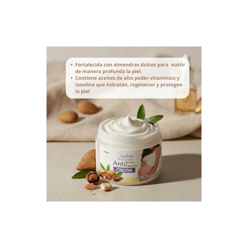 SARA&MONTIEL MATERNITY Crema anti estrías y celulitis 701-I Almendras -