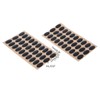 60pcs Black Mouse Feet Sticker Mouse Skates Pads Replacement Mouse