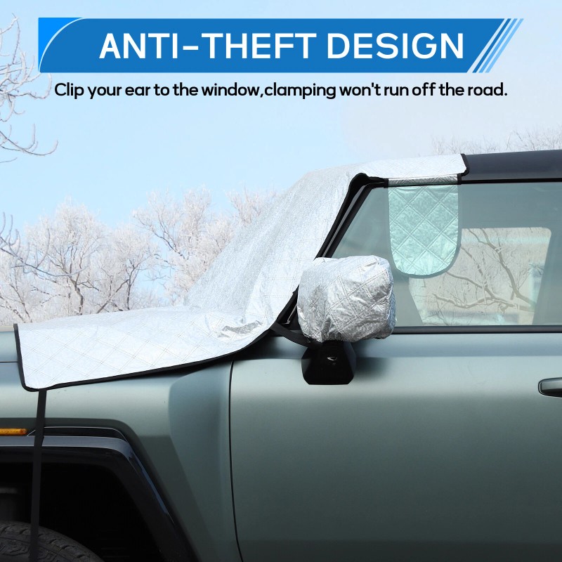 encar88_8 Front Windshield Snow Covers Sunshade Snow Shield Protector For