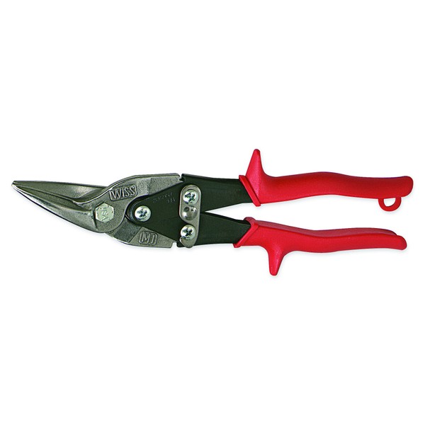 Wiss M1R 9-3/4" Compound Action Snips, Cuts Straight to Left