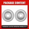 TOPEX 2-Piece Diamond Coated Grinding Wheels for TOPEX 65W Multifunction