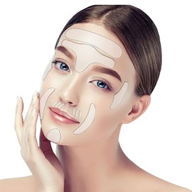 VolksRose Face & Forehead Wrinkle Patches for Anti-wrinkles, 16Pcs Reusable Silicone Patches for Eye, Neck, Forehead & Nasolabial Areas - Overnight Anti-Ageing Face Tape Mask for Skin Lines