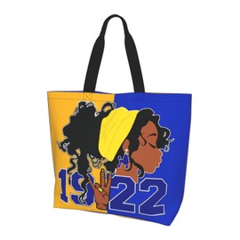 JIW Iaa Sigma Gamma Tote Bag Rho Sorority Gifts for Women 1922 Reusable Fashion Beach Bag Large Shoulder Shopping Bag