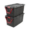 Unbranded Wheeled Extra Large Storage Bin Set of 2 Heavy
