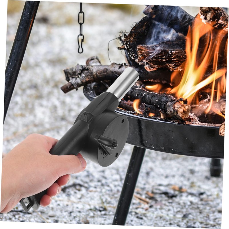 Levemolo Hand Crank Air Blower for Bbq Efficient Outdoor Blower