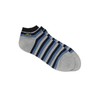 Lacoste Men's Multi-Border Ankle Socks, gray