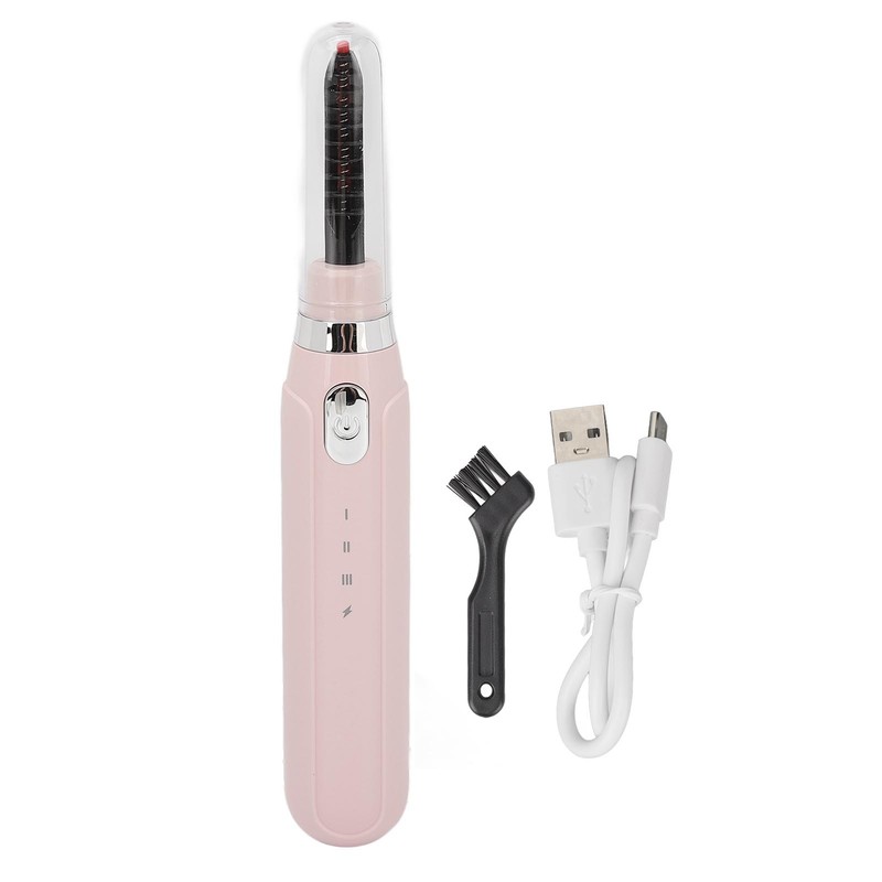 Heated Eyelash Curler Professional Intelligent 3 Gears Temperature Rechargeable Electric