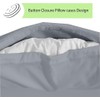 Ev Dekor® DVS729 Duvet Cover Sets Silver | Grey -