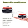 Recordable Talking Button with Keychain, 30s Voice Recording Time Sound