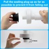 1/4 Inch Siphon, Flexible Drain Hose, 360° Adjustable Siphon with