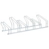 vidaXL Galvanized Steel Bicycle Stand - Floor Bike Rack, Freestanding,