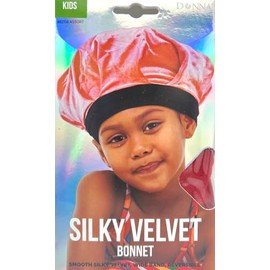 Donna Gorro Ducha Terciopelo Sedoso Niñas Niños Banda Ancha Reversible Pieza Color Rojo