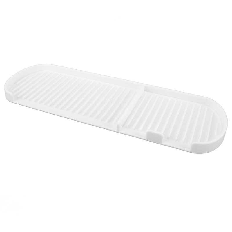 Counter Silicone Drainage Tray Food Grade Skid Resistance Frosted Bottom