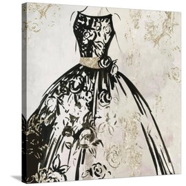 ART.COM Stretched Canvas Print Outlined Dress by Aimee Wilson, 30" x 30"