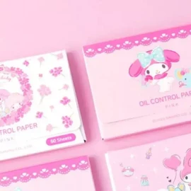 얼굴 유분 제거 기름종이 휴대용 화장 보정 피지 흡수 페이퍼 여성 남성 학생 Oil Absorbing Sheets for Face, Portable Blotting Paper for Makeup Touch-up, Men and Women, Students