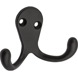 National Hardware N330-829 163 Double Clothes Hooks in Oil Rubbed Bronze, 2 piece