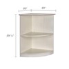 Safco Products Medina Bookcase, Textured Sea Salt