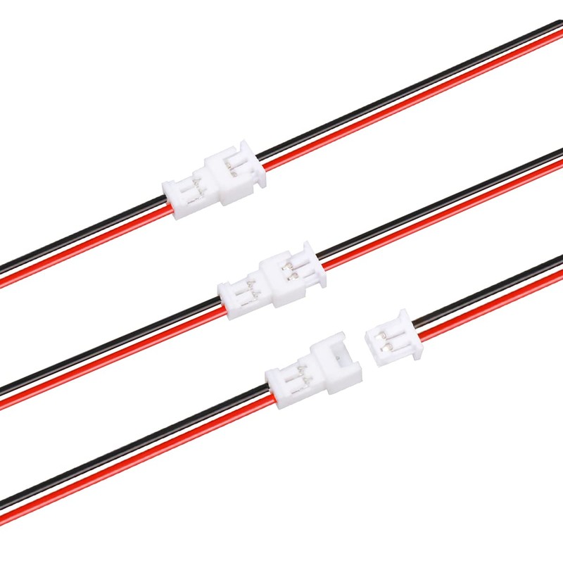 LYJEE 2 Pin Connector, 30 Pairs Mini Wire Connectors, 1.25