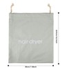 ERKXD Hair Dryer Bags Drawstring Bag Container Hairdryer Bag for
