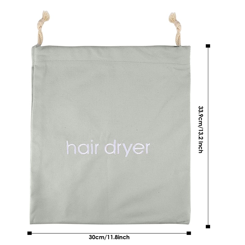 ERKXD Hair Dryer Bags Drawstring Bag Container Hairdryer Bag for