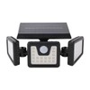 Outdoor Motion Sensor Light Solar Powered 3 Adjustable Heads IP65