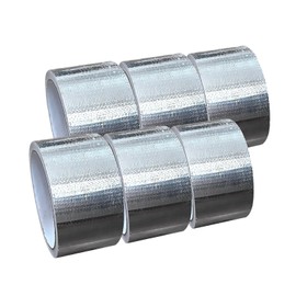 RYOTBASE Waterproof Glass Aluminum Duct Cloth Tape Heat Resistant Repair Repair Air Conditioning Duct Outdoor Water Circulation Sink Deadening Sound Absorption Multi-Purpose Heat Insulation Heat