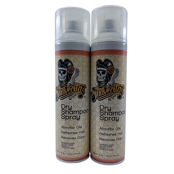 Suavecito Dry Shampoo Spray 6 OZ Set of 2