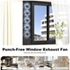 QJSZMEI Vertical Window Fan for Sliding Windows (45~50cm/17.8~19.7in)