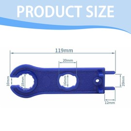 Solar Wrench, Solar Wrench for Solar Panel Cable Plug Re-Release Plug Tool for Solar Panel Cable PV System Solar Panel Cable
