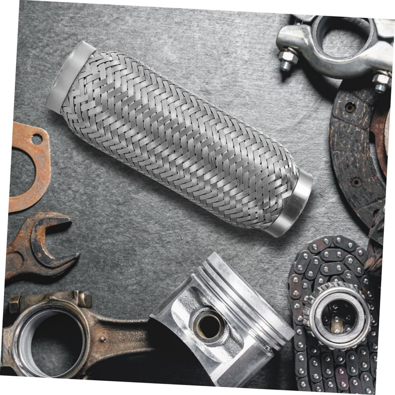 Mobestech Automotive Exhaust Flex Pipe Universal Stainless Steel Repair Kit