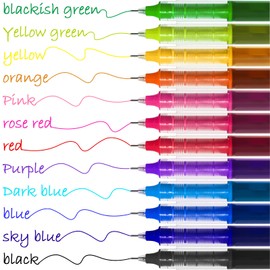 Beieverluck 60 Pieces Rollerball Pens Bulk 0.5 mm Japanese Fine Point Pens Smooth Writing Pens Gel Ink Rolling Ball Pen for Office School Stationery Supply, Multicolor