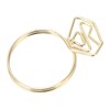 100Pcs Cute Paper Clips Ring Style Anti Slip Sturdy Electroplated