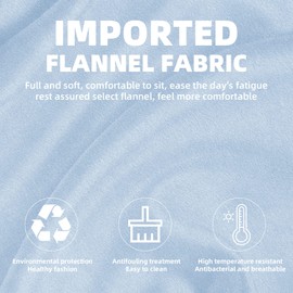 GERANT Multifunctional Vanity Stool - Velvet Footrest Stool-Upholstered Chair Stool -Ottoman Round Modern Dressing Chair - Side Coffee Table Seat with Golden Metal Leg for Living Room (Light Blue)