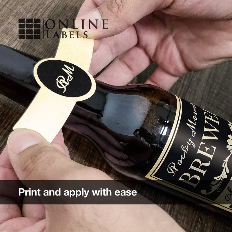 Beer Bottle Labels - 3.49 x 2.99 - Pack of