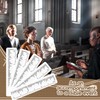 24 Pcs Clear Bible Verses Ruler with Scalloped Edge 6