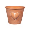 Sass & Belle Large Terracotta Planter with Heart