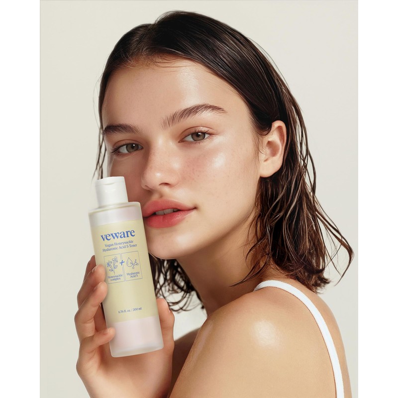Veware Vegan Honeysuckle Hyaluronic Acid 5 Toner 200ml