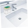 iplusmile 1Set Manual Press Soap Dispenser with Sponge Tray Versatile