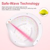 KAZIPOP - Lámpara LED UV para uñas de 48 W