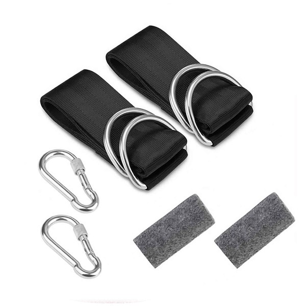 TOP-MAX Outdoor Hammock Straps Tree Swing Hanging Strap with Safety