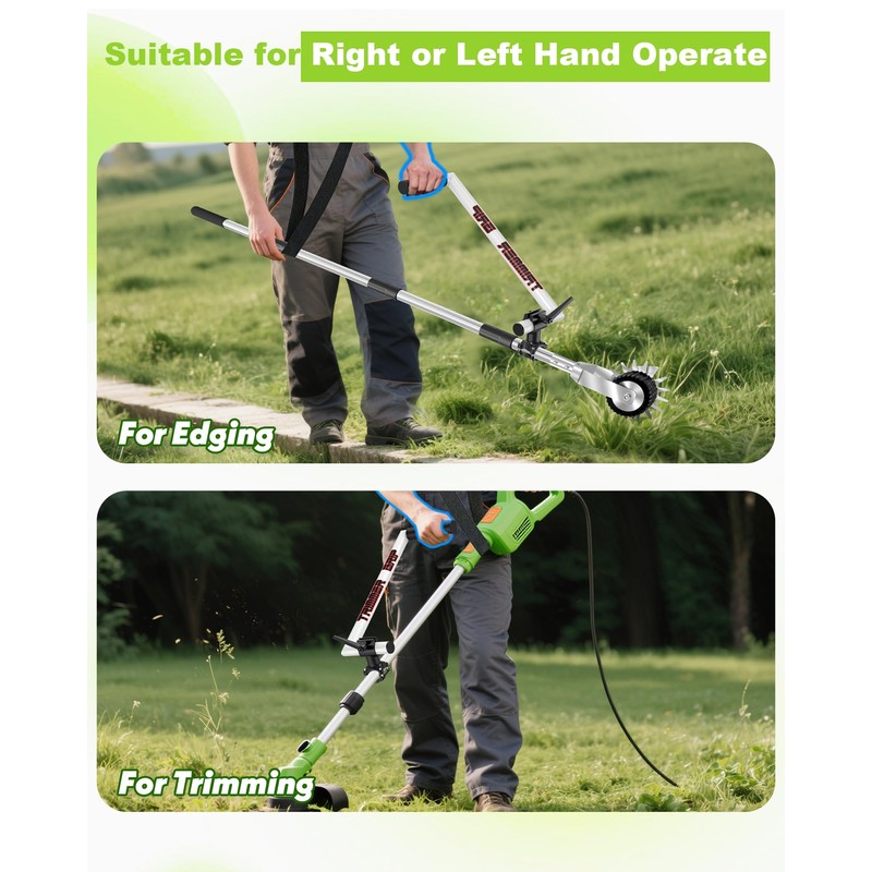 NFie Upgraded Weed Eater Handle, String Trimmer Handle Extension Back