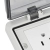 Outdoor Electrical Outlet,IP66 Waterproof Power Socket,127V 15A Outdoor Plug Socket,Universal