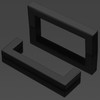 Probrico 90mm Black Cabinet Pulls Cabinet Handles Stainless Steel Drawer