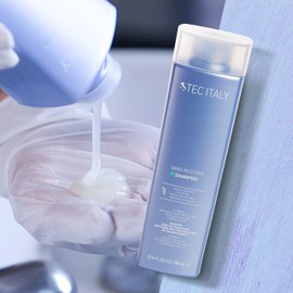 Tec Italy - Shampoo Restaurador de Cabello Omni Restore 300ml Hidrata Da Brillo, Reduce el Frizz, Protege de Rayos UV y Previene el Daño Capilar